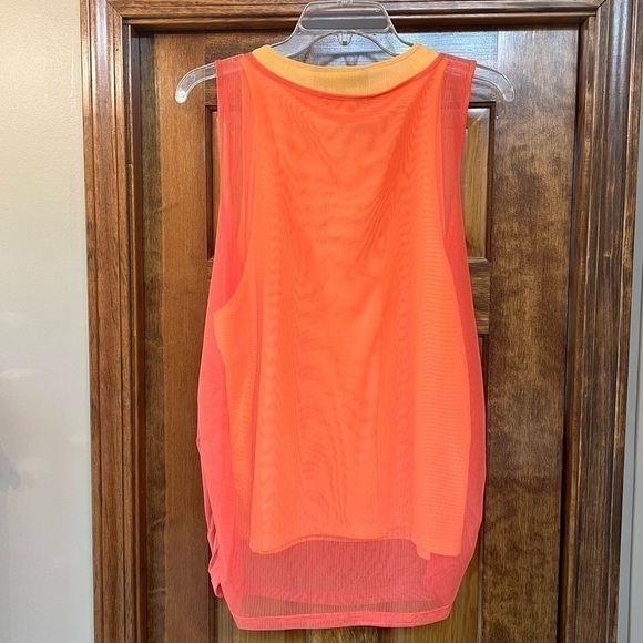 DKNY Women's Mesh-Detail Crewneck Sleeveless Tank TopSz XL NWT - Picture 3 of 13